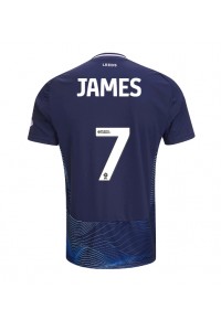 Leeds United Daniel James #7 Jalkapallovaatteet Kolmaspaita 2024-25 Lyhythihainen